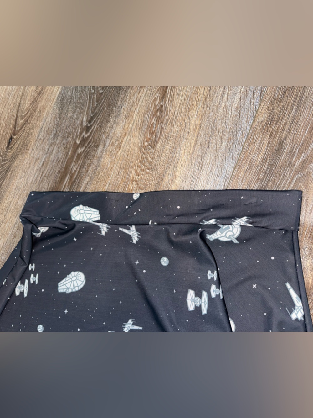 Star Wars Tee Fury Ship All Over Print Black and Gray Skater Skirt Size 3XL - Picture 3 of 9